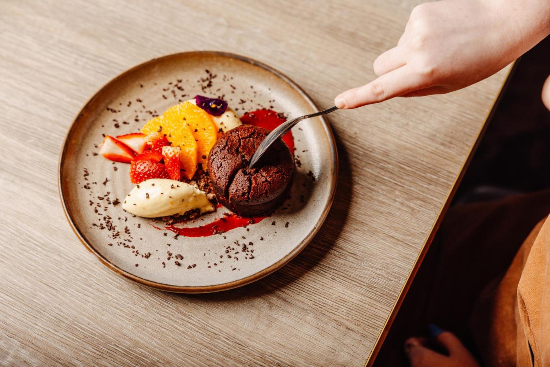 Peppers Waymouth Hotel Adelaide Bagian luar foto A chocolate dessert
